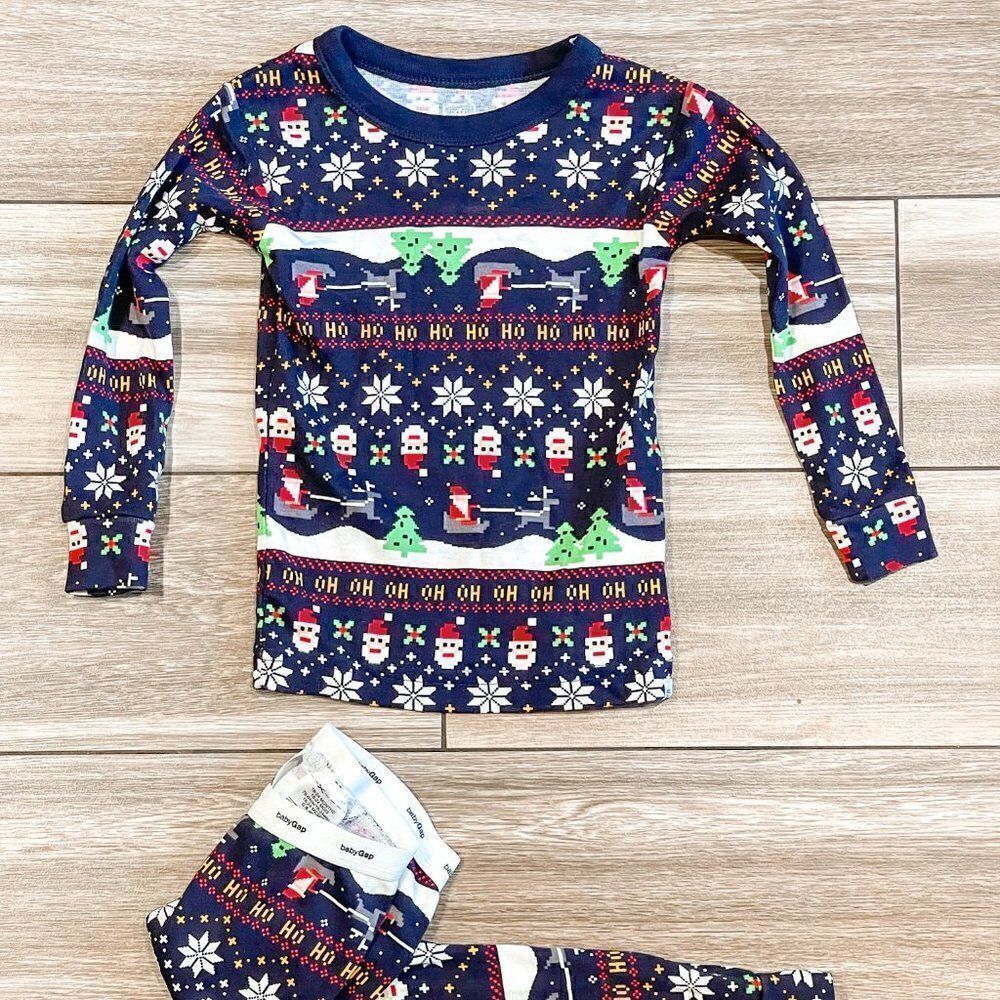 Gap Santa Video Game Pajamas, NWT! Size 18-24M